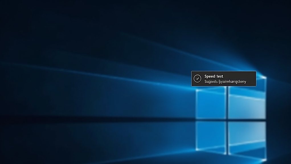 instant speed test shortcut